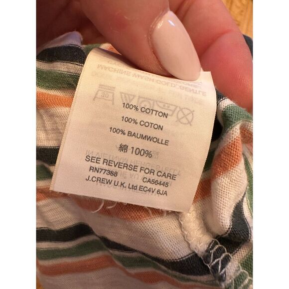 Madewell 100% Cotton Striped Sleeveless Top Size Small - Picture 6 of 8